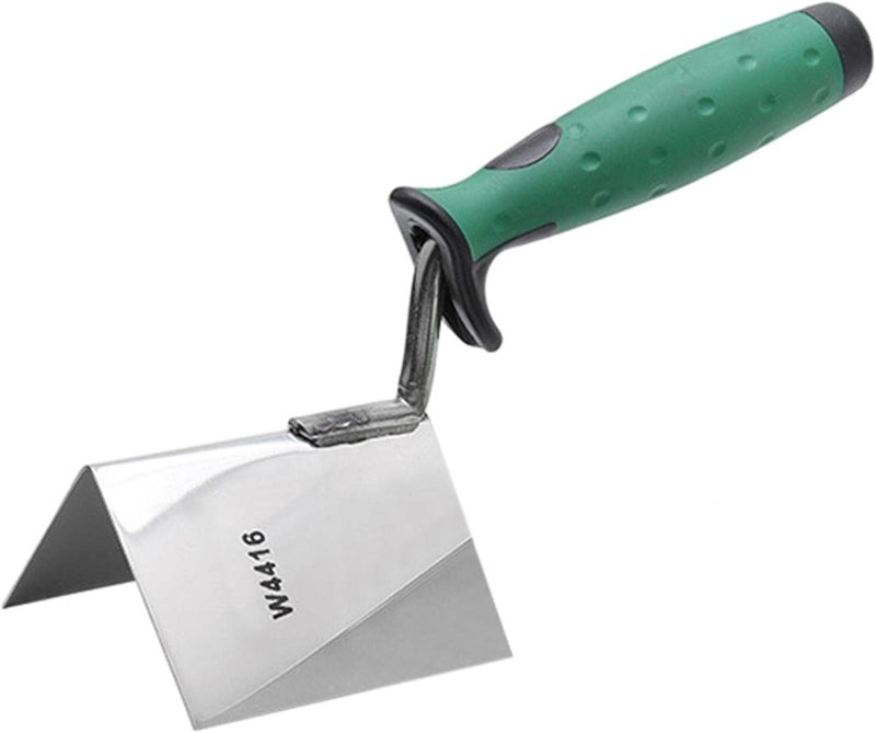 PUXING Drywall Corner Tool Drywall Outside Corner Knife Corner Drywall Tool Stainless Steel Corner Trowel Lining Plastering Trowel Angled Hand Tool for Plastering Brickwork(SIZE:external) - Image 1